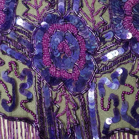 Western Wear Vintage Beaded Collar Photos Parade Showhorse Bohemian Glamour 90's - Picture 4 of 6